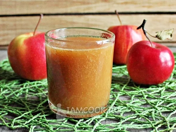Фото блюда: Яблочный сок с мякотью на зиму