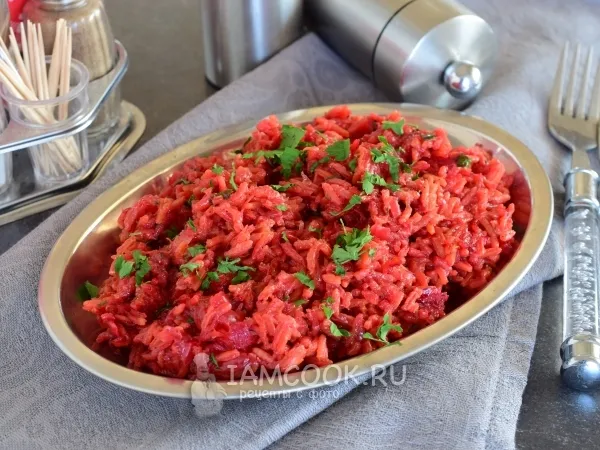 Фото блюда: Рис со свеклой