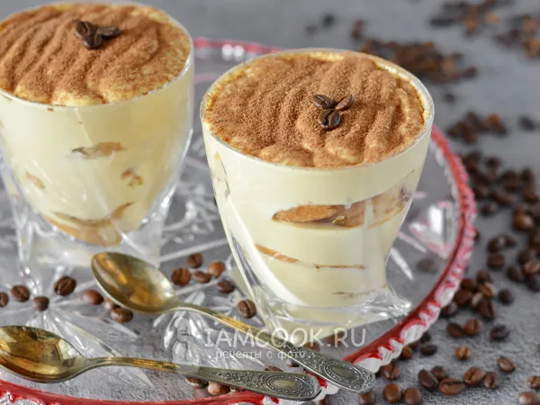 Фото блюда: Карамельный «Тирамису»