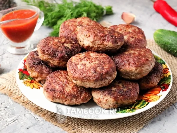 Фото блюда: Котлеты из гуся