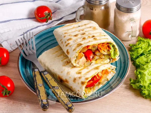 Фото блюда: Шаурма на электрогриле