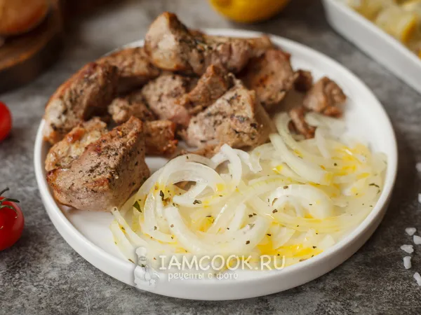 Фото блюда: Маринованный лук с лимоном