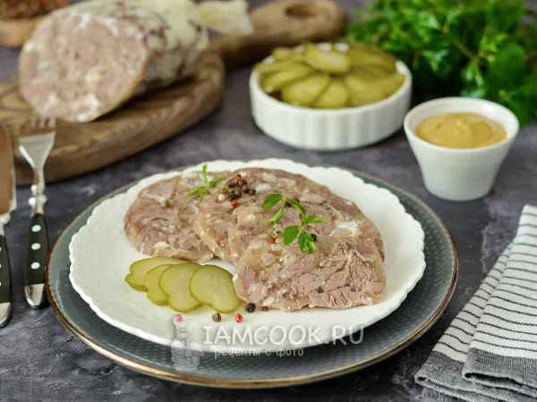 Фото блюда: Сальтисон из говядины