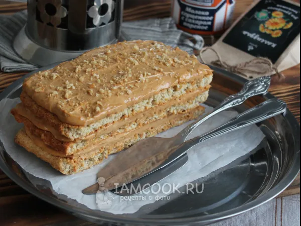 Фото блюда: Торт из овсяных хлопьев