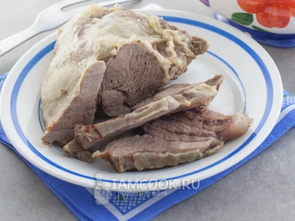 Фото блюда: Вареная баранина