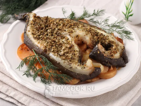 Фото блюда: Зубатка с картошкой в духовке