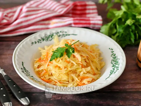 Фото блюда: Тушеная капуста с уксусом