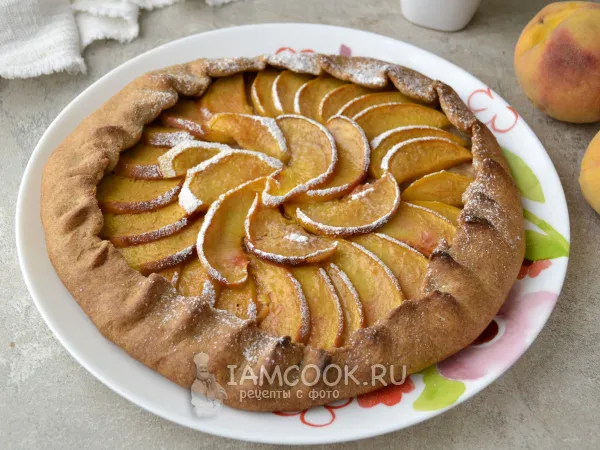 Фото блюда: ПП галета с персиками