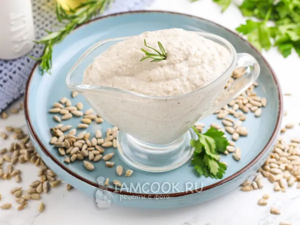 Фото блюда: Веганский майонез из семечек