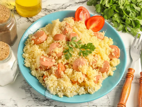 Фото блюда: Кускус с сосисками