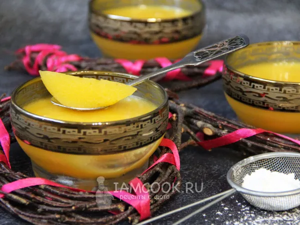 Фото блюда: Желе из манго