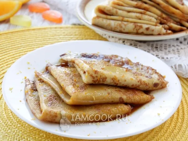 Фото блюда: Блинчики Креп Сюзетт