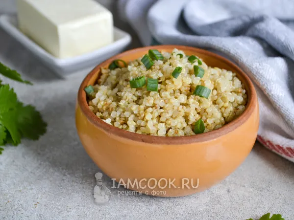 Фото блюда: Как сварить рассыпчатую киноа на гарнир?