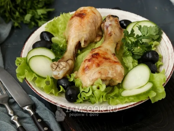 Фото блюда: Куриные голени «Сливочные»