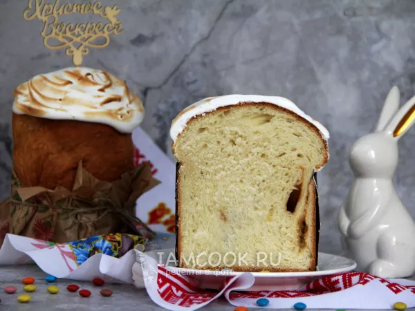 Фото блюда: Кулич с вареньем