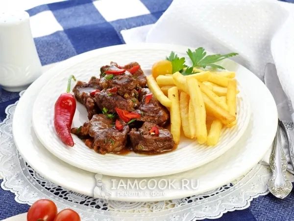 Фото блюда: Гуляш (карбонады) по-фламандски