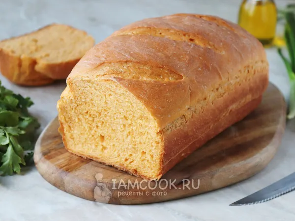 Фото блюда: Хлеб с паприкой в духовке (дрожжевой)