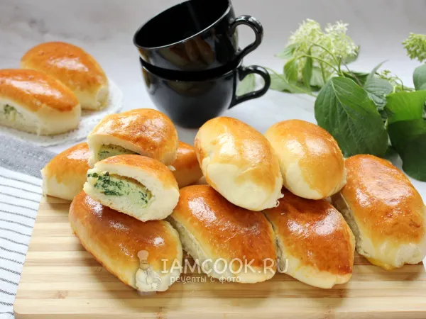 Фото блюда: Пирожки со шпинатом и яйцами