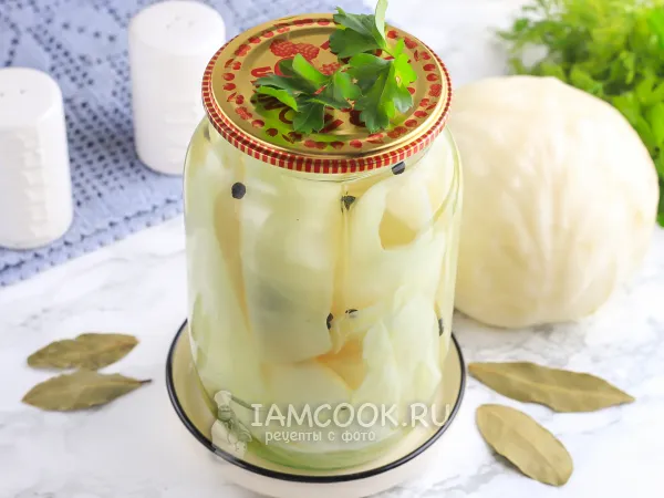 Фото блюда: Листья капусты для голубцов на зиму