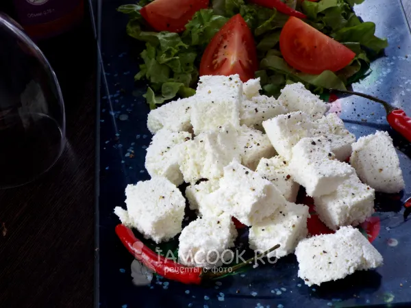Фото блюда: Сыр Фета из кефира в домашних условиях
