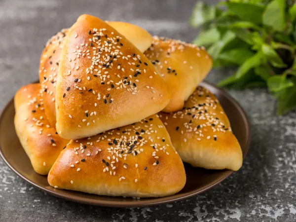 Фото блюда: Пирожки с капустой и рисом