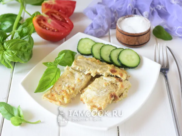 Фото блюда: Судак в сливочном соусе в духовке