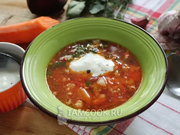 Фото блюда: Кубанский борщ