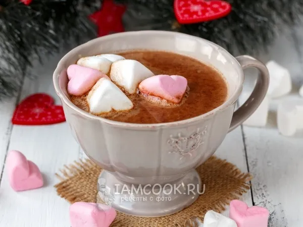 Фото блюда: Горячий шоколад с маршмеллоу