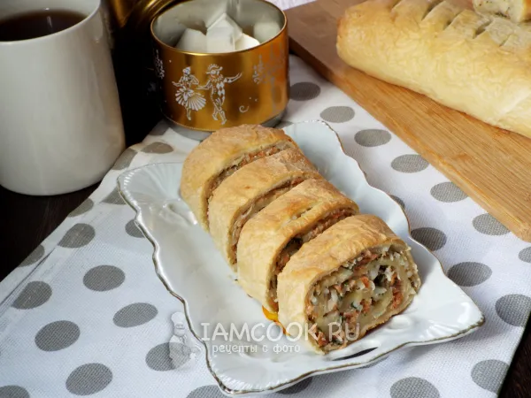 Фото блюда: Штрудель с рыбой