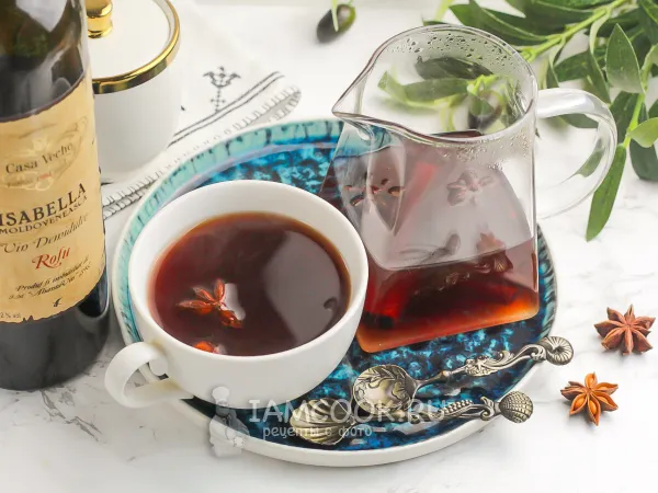 Фото блюда: Чай с вином