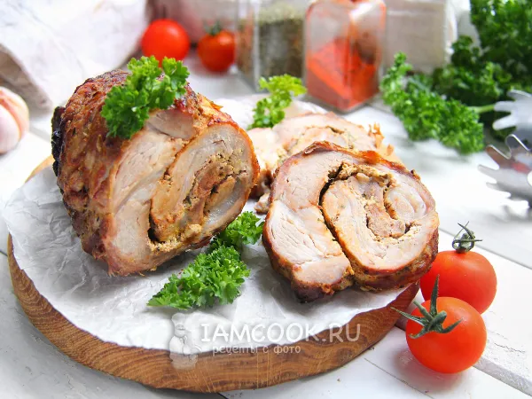 Фото блюда: Мясной рулет в аэрогриле