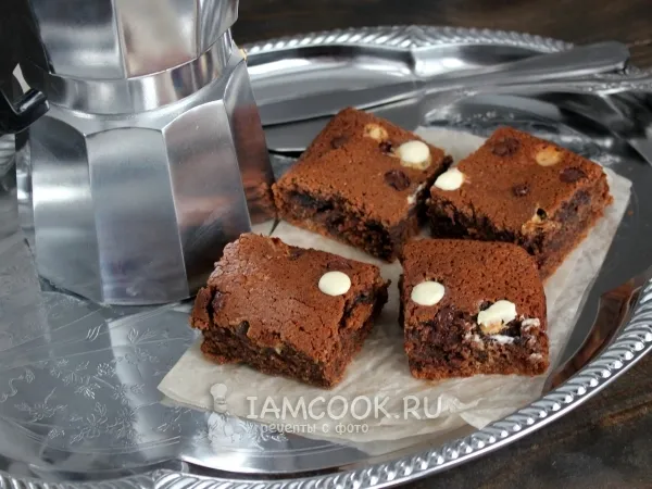 Фото блюда: Брауни с кофе