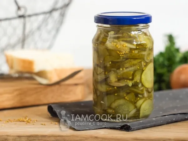 Фото блюда: Пряные огурцы на зиму (пикули)