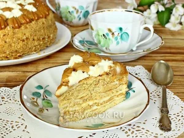 Фото блюда: Торт «Медовик» без яиц