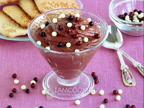 Фото блюда: Шоколадный мусс с желатином