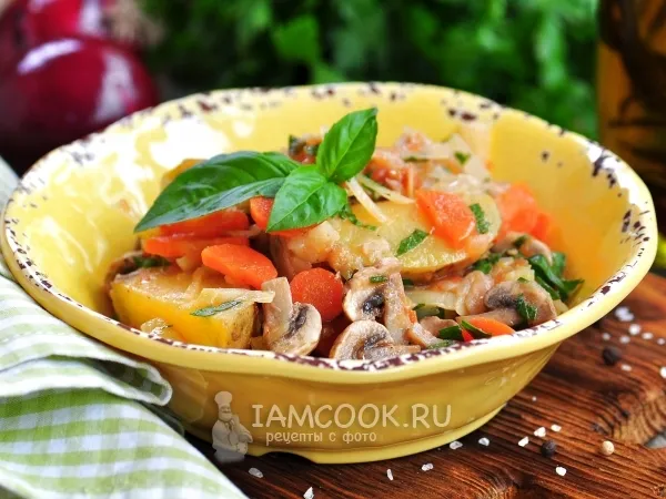 Фото блюда: Рагу овощное с капустой и картошкой