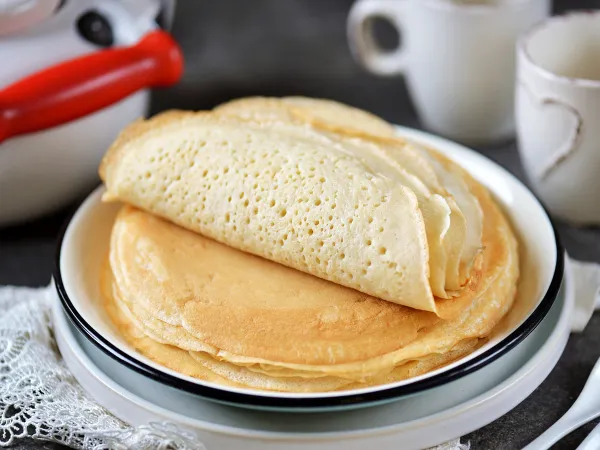 Фото блюда: Татарские блины на манке (дрожжевые)