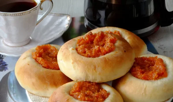 Фото блюда: Ватрушки с курагой