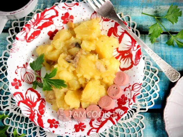 Фото блюда: Картофель с вёшенками в мультиварке