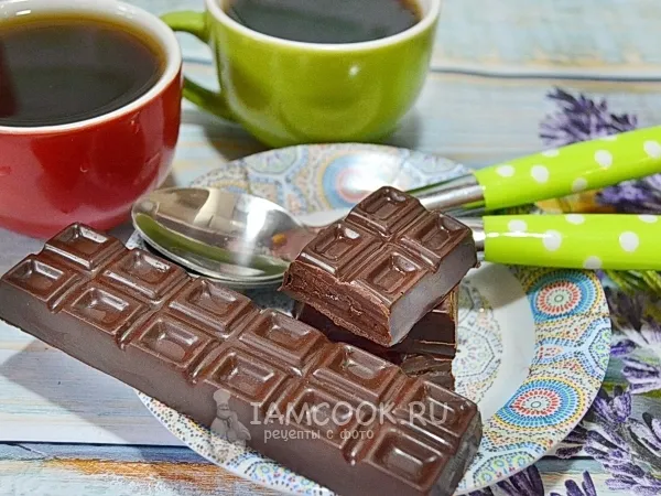 Фото блюда: Шоколадный батончик с начинкой в домашних условиях