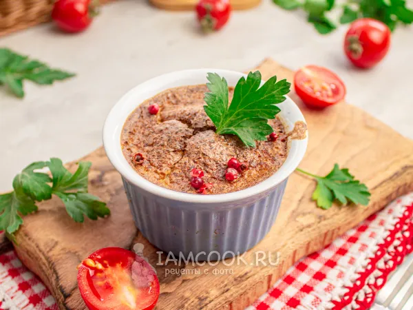 Фото блюда: Суфле из печени индейки в духовке (для детей)