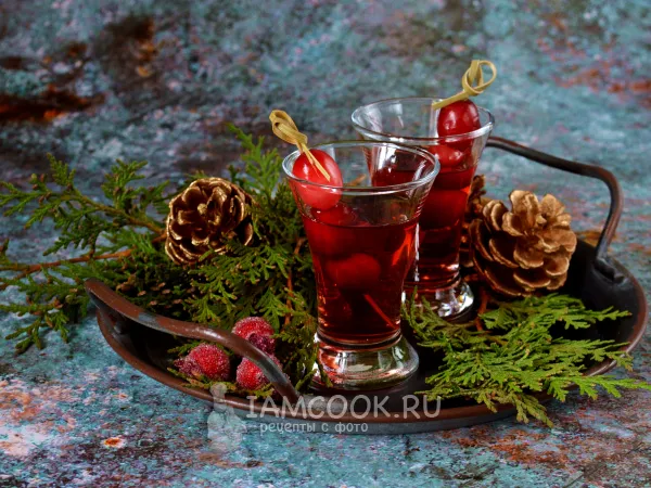 Фото блюда: Настойка Фейхоа-клюква