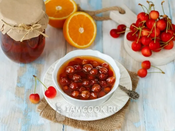 Фото блюда: Варенье из черешни с апельсином