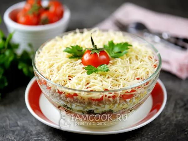 Фото блюда: Салат «Русская красавица» как в Магните