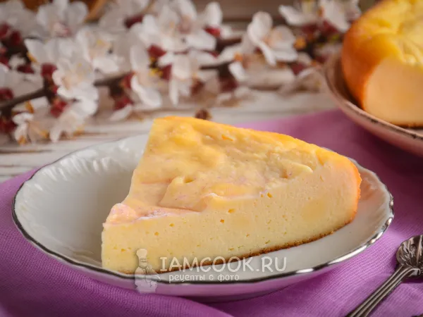 Фото блюда: Творожный пудинг в мультиварке