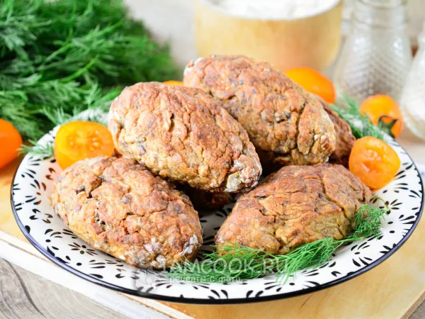 Фото блюда: Котлеты из чечевицы в духовке (постные)