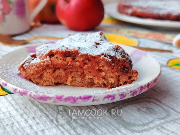 Фото блюда: Пирог с яблочным пюре