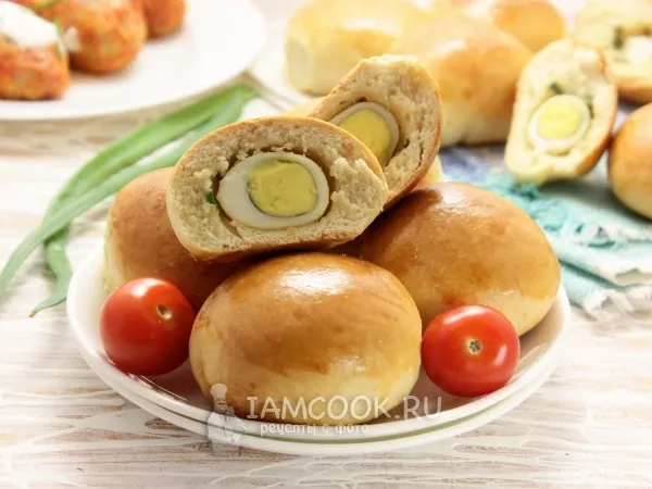 Фото блюда: Пирожки с перепелиными яйцами