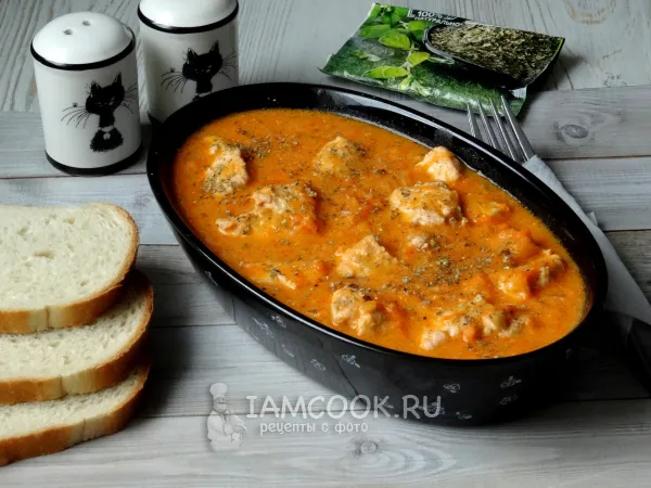 Фото блюда: Гуляш из горбуши