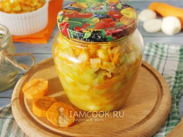 Фото блюда: Тушеные кабачки на зиму